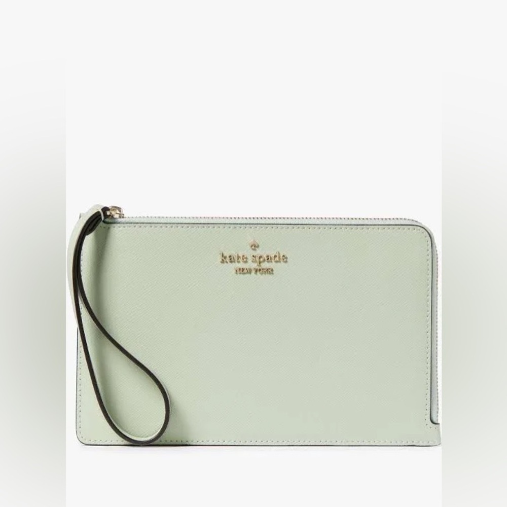 NWT Kate Spade Staci Wristlet, sage